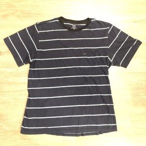 Volcom Men’s Large Striped Pocket Tee Shirt